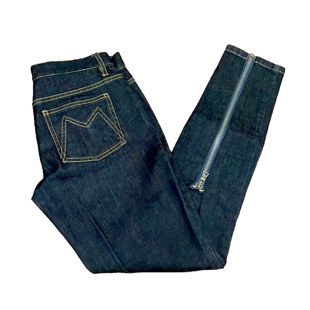 Marc Jacobs Zipper‎ Leg Adjustable Straight Leg Jeans Y2K Indie Sleaze